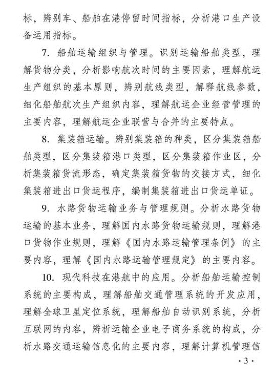 2018年度運(yùn)輸經(jīng)濟(jì)(水路)專業(yè)知識(shí)與實(shí)務(wù)(初級(jí))考試大綱